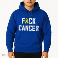 Fck Cancer Sarcoma Cancer Awareness Gift Bone Cancer Chemo Gift Hoodie thumb 2