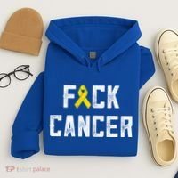 Fck Cancer Sarcoma Cancer Awareness Gift Bone Cancer Chemo Gift Hoodie thumb 4