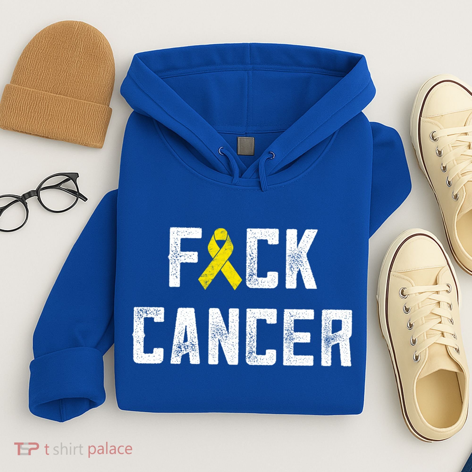 Fck Cancer Sarcoma Cancer Awareness Gift Bone Cancer Chemo Gift Hoodie