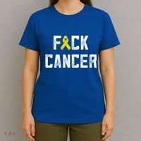 Fck Cancer Sarcoma Cancer Awareness Gift Bone Cancer Chemo Gift T-Shirt thumb 4