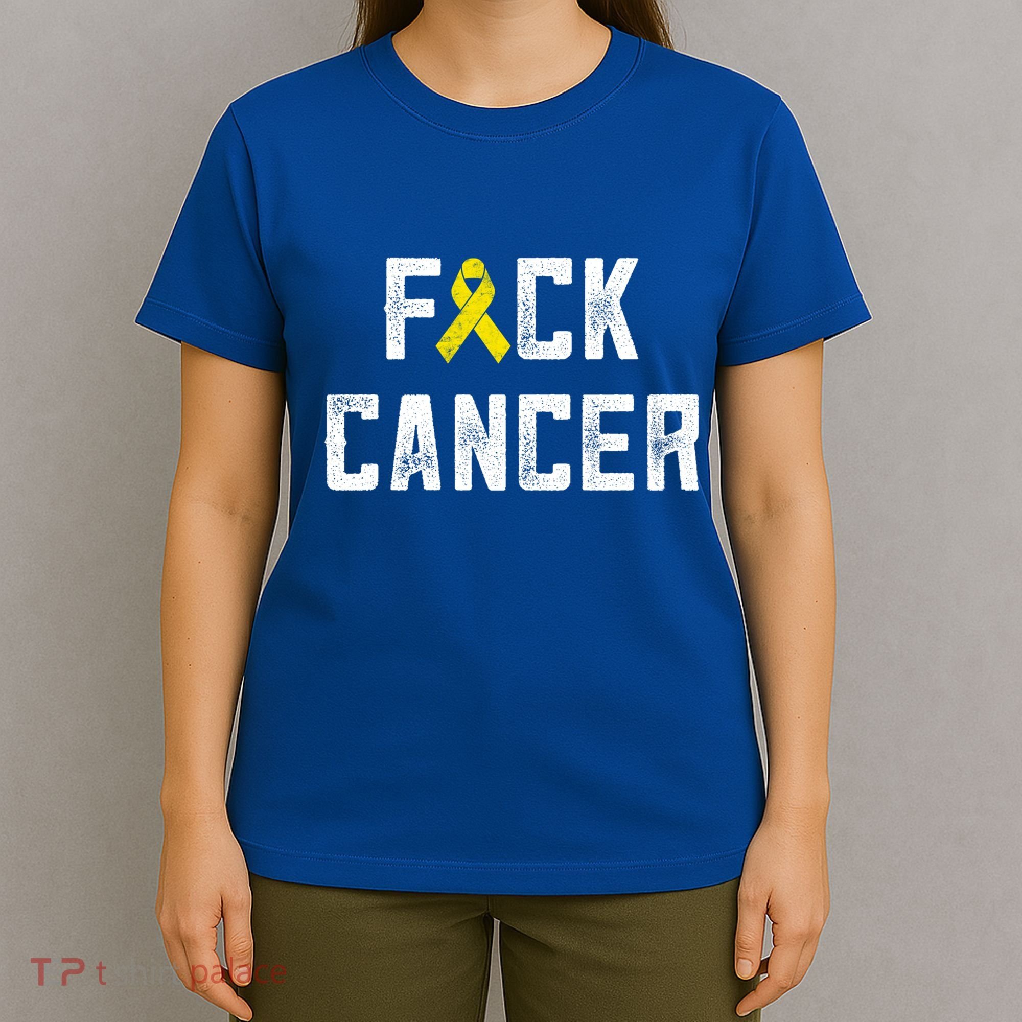 Fck Cancer Sarcoma Cancer Awareness Gift Bone Cancer Chemo Gift T-Shirt