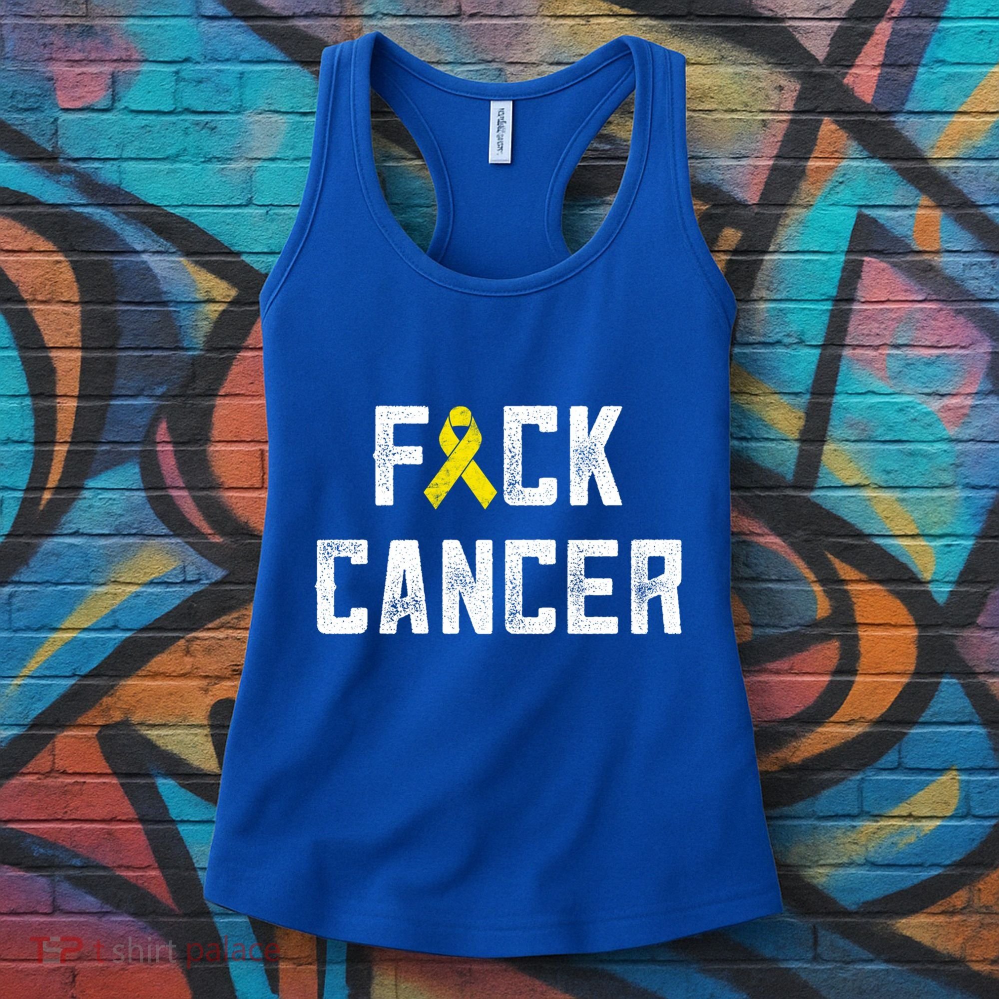 Fck Cancer Sarcoma Cancer Awareness Gift Bone Cancer Chemo Gift Women's Tank Top