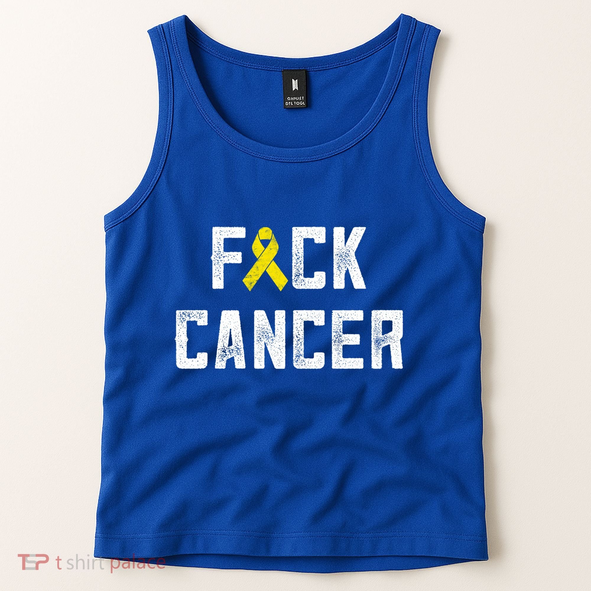 Fck Cancer Sarcoma Cancer Awareness Gift Bone Cancer Chemo Gift Tank Top