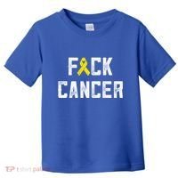Fck Cancer Sarcoma Cancer Awareness Gift Bone Cancer Chemo Gift Toddler T-Shirt thumb 0