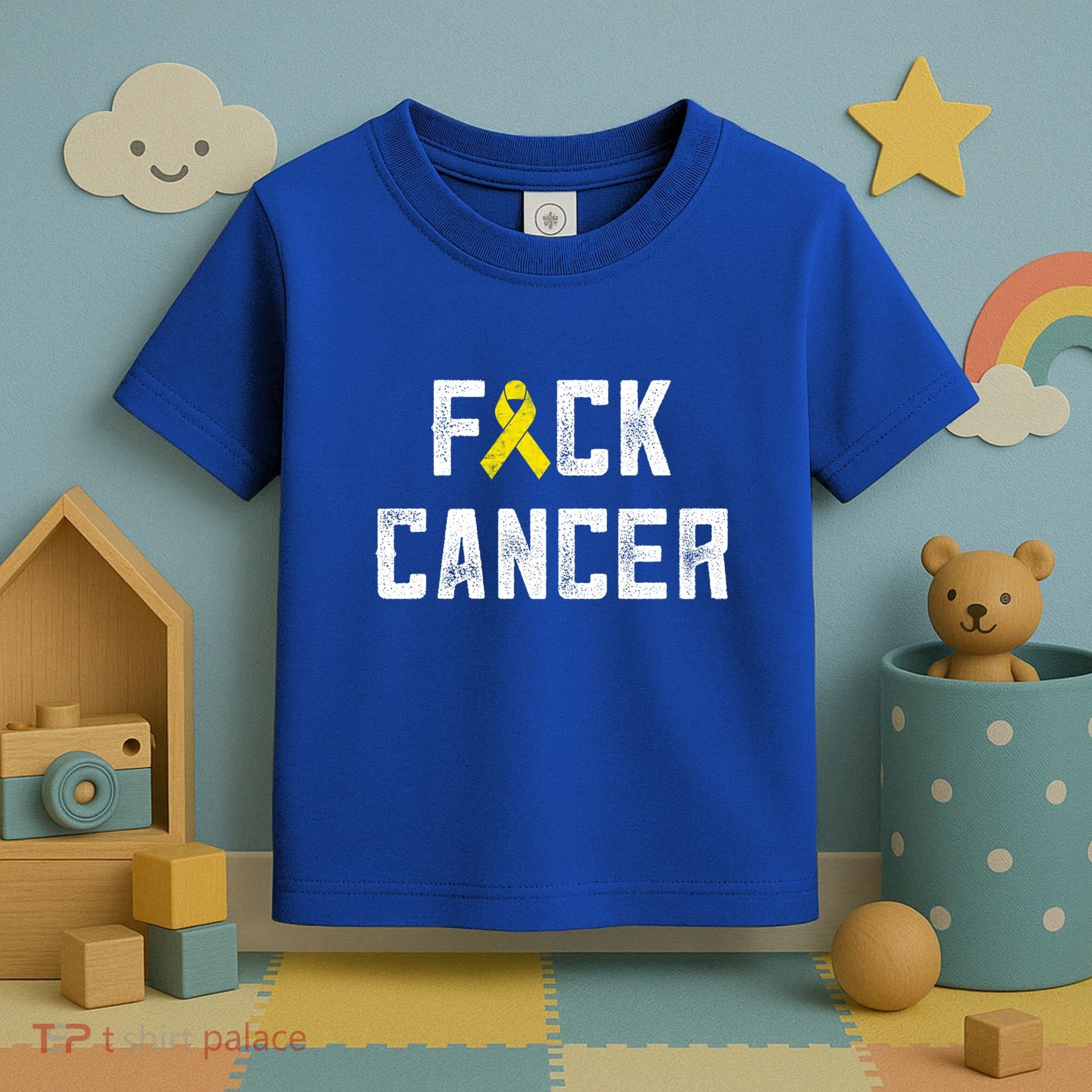 Fck Cancer Sarcoma Cancer Awareness Gift Bone Cancer Chemo Gift Toddler T-Shirt