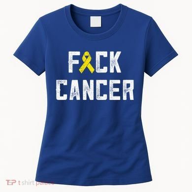 Fck Cancer Sarcoma Cancer Awareness Gift Bone Cancer Chemo Gift Women's T-Shirt