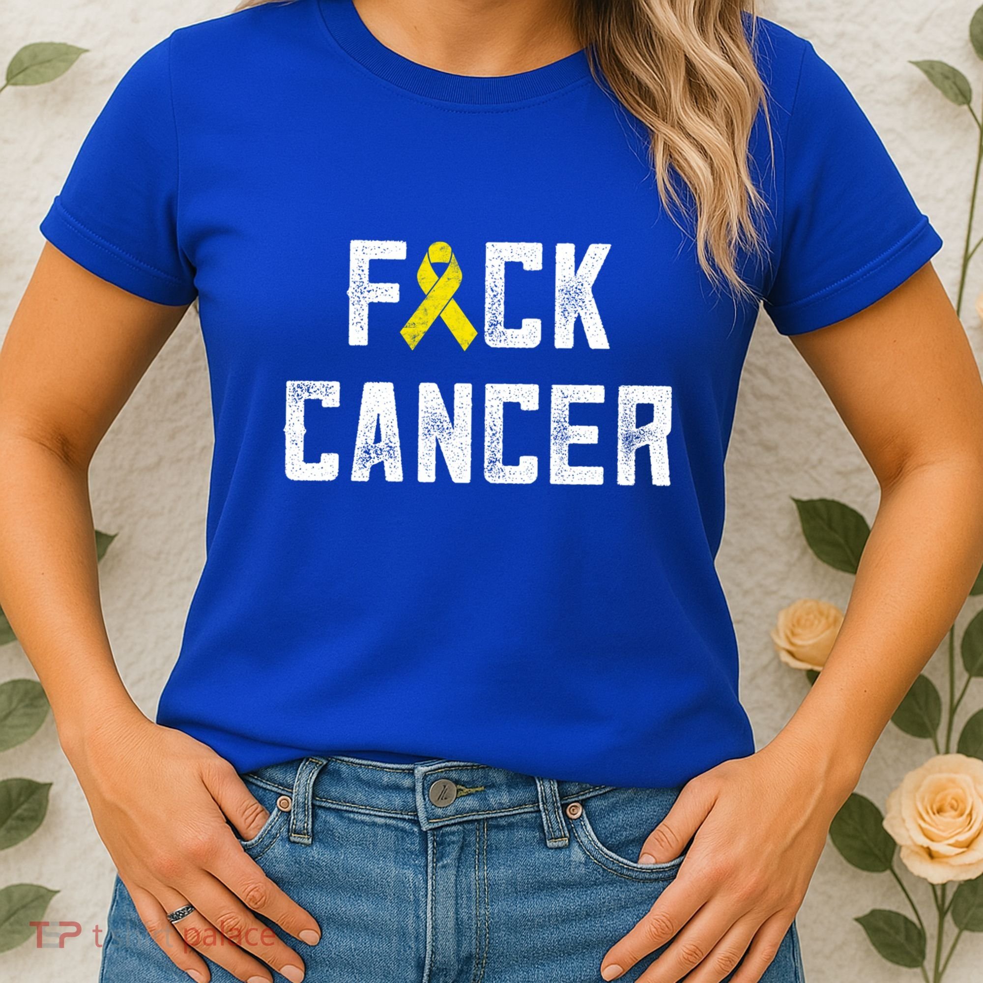 Fck Cancer Sarcoma Cancer Awareness Gift Bone Cancer Chemo Gift Women's T-Shirt