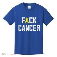 Fck Cancer Sarcoma Cancer Awareness Gift Bone Cancer Chemo Gift Kids T-Shirt thumb 0