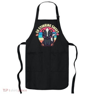 Funny Cute Skunk So Stinking Sweet Apron