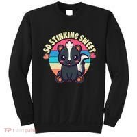 Funny Cute Skunk So Stinking Sweet Sweatshirt thumb 0