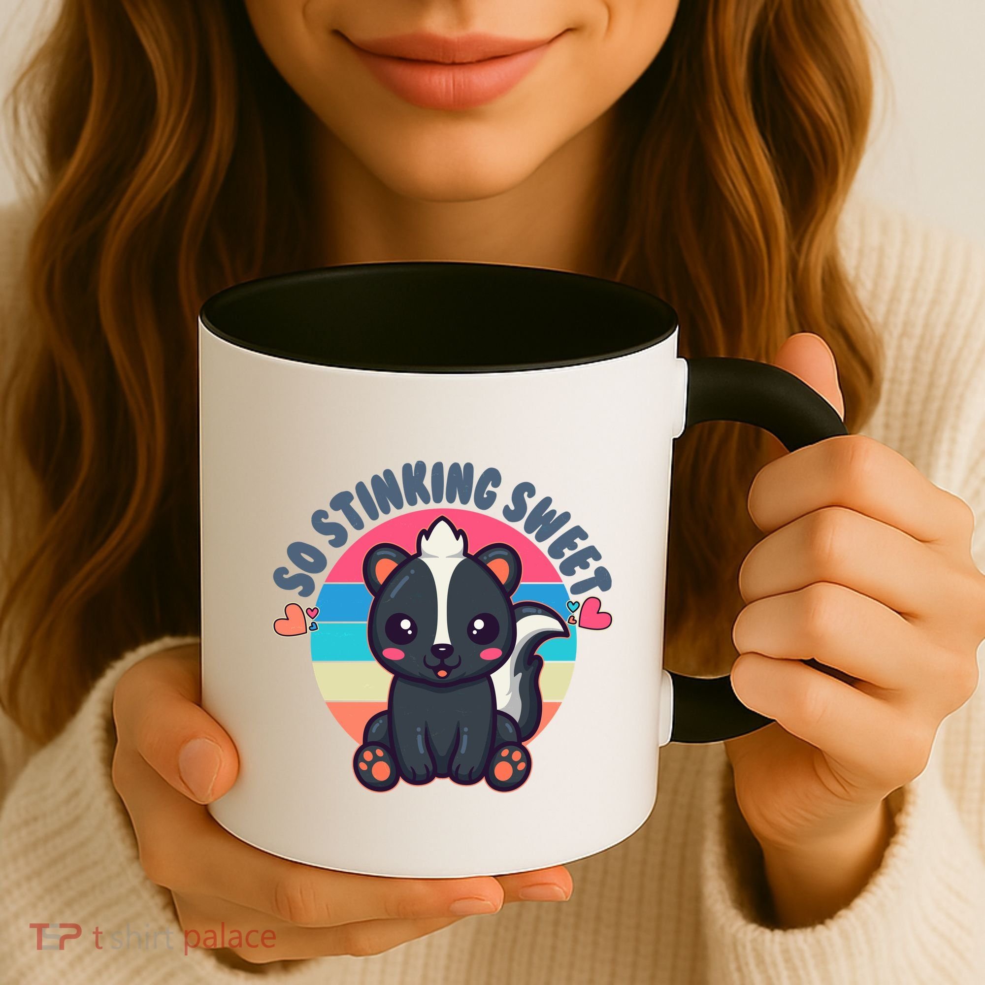 Funny Cute Skunk So Stinking Sweet Coffee Mug