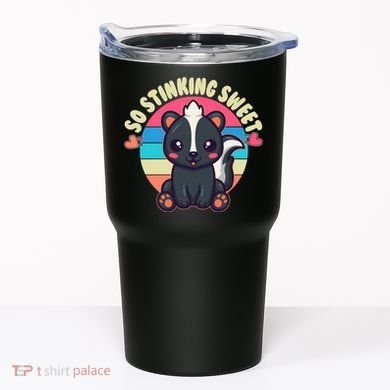 Funny Cute Skunk So Stinking Sweet Tumbler