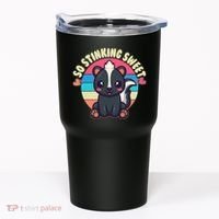 Funny Cute Skunk So Stinking Sweet Tumbler thumb 0