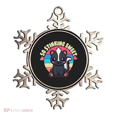 Funny Cute Skunk So Stinking Sweet Ornament
