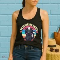 Funny Cute Skunk So Stinking Sweet Women's Tank Top thumb 2