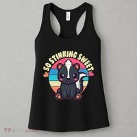 Funny Cute Skunk So Stinking Sweet Women's Tank Top thumb 3
