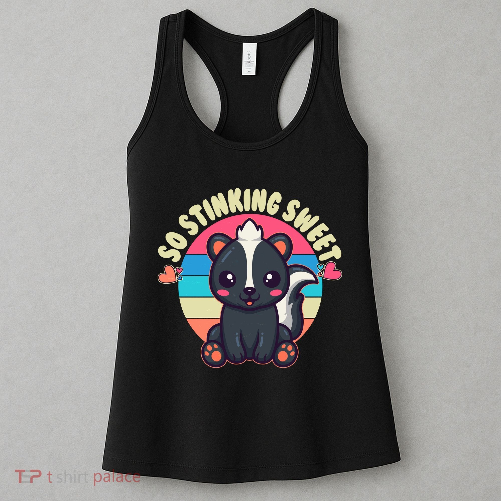 Funny Cute Skunk So Stinking Sweet Women's Tank Top