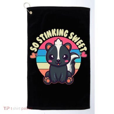 Funny Cute Skunk So Stinking Sweet Golf Towel
