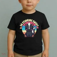 Funny Cute Skunk So Stinking Sweet Toddler T-Shirt thumb 2