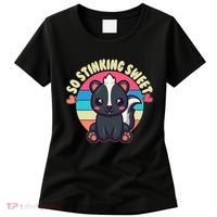 Funny Cute Skunk So Stinking Sweet Women's T-Shirt thumb 0