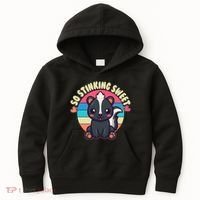 Funny Cute Skunk So Stinking Sweet Kids Hoodie thumb 0