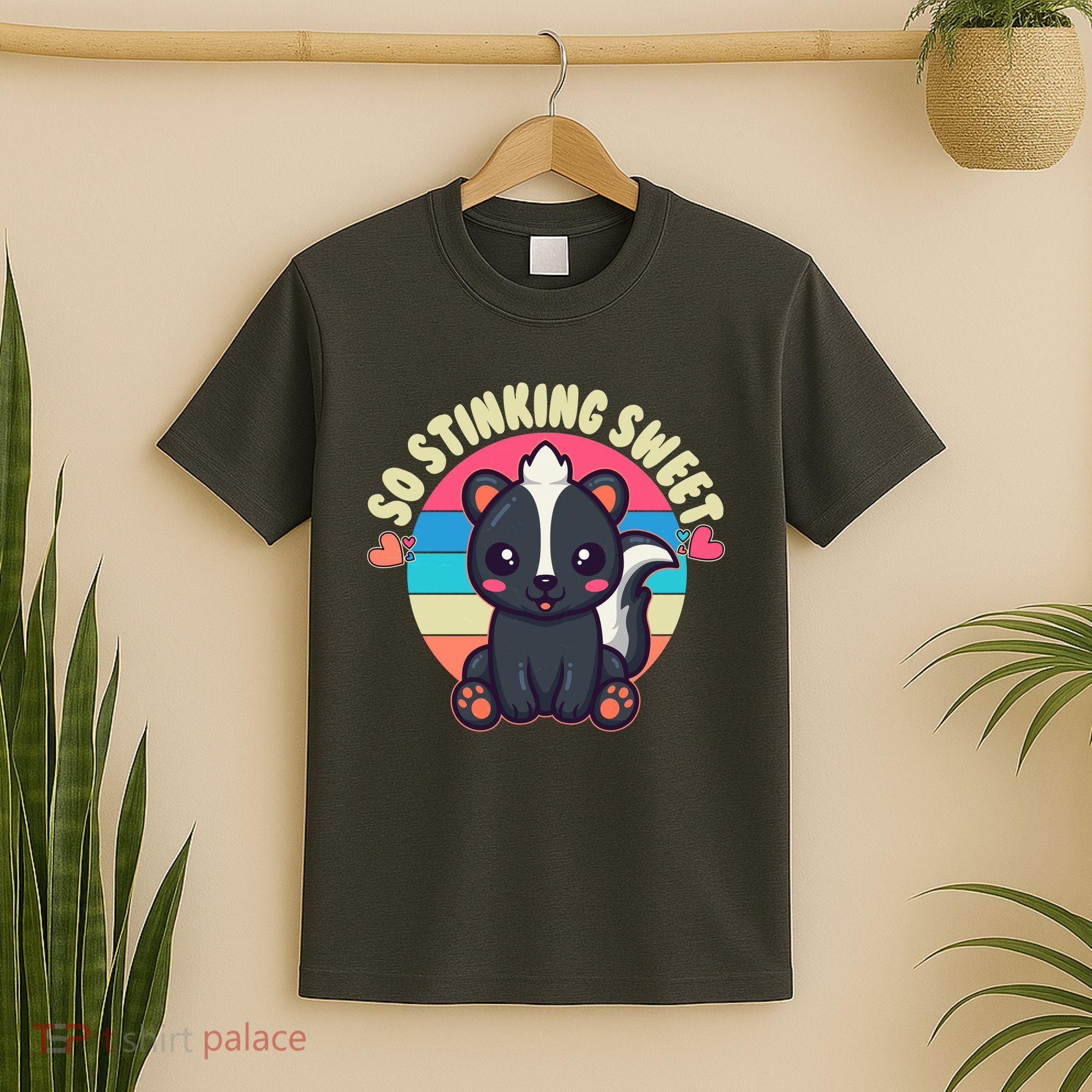 Funny Cute Skunk So Stinking Sweet T-Shirt