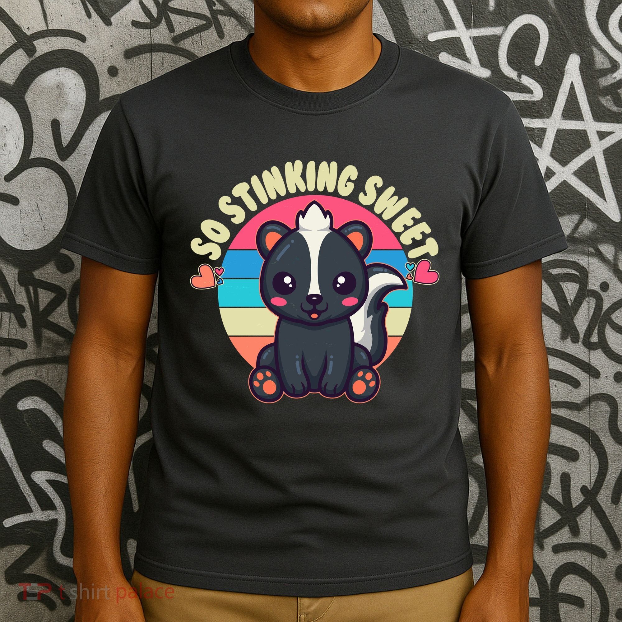 Funny Cute Skunk So Stinking Sweet T-Shirt