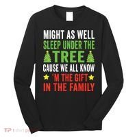 Funny Christmas Shirts Christmas Pajamas Girls Boy Long Sleeve Shirt thumb 0