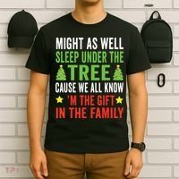Funny Christmas Shirts Christmas Pajamas Girls Boy T-Shirt thumb 6