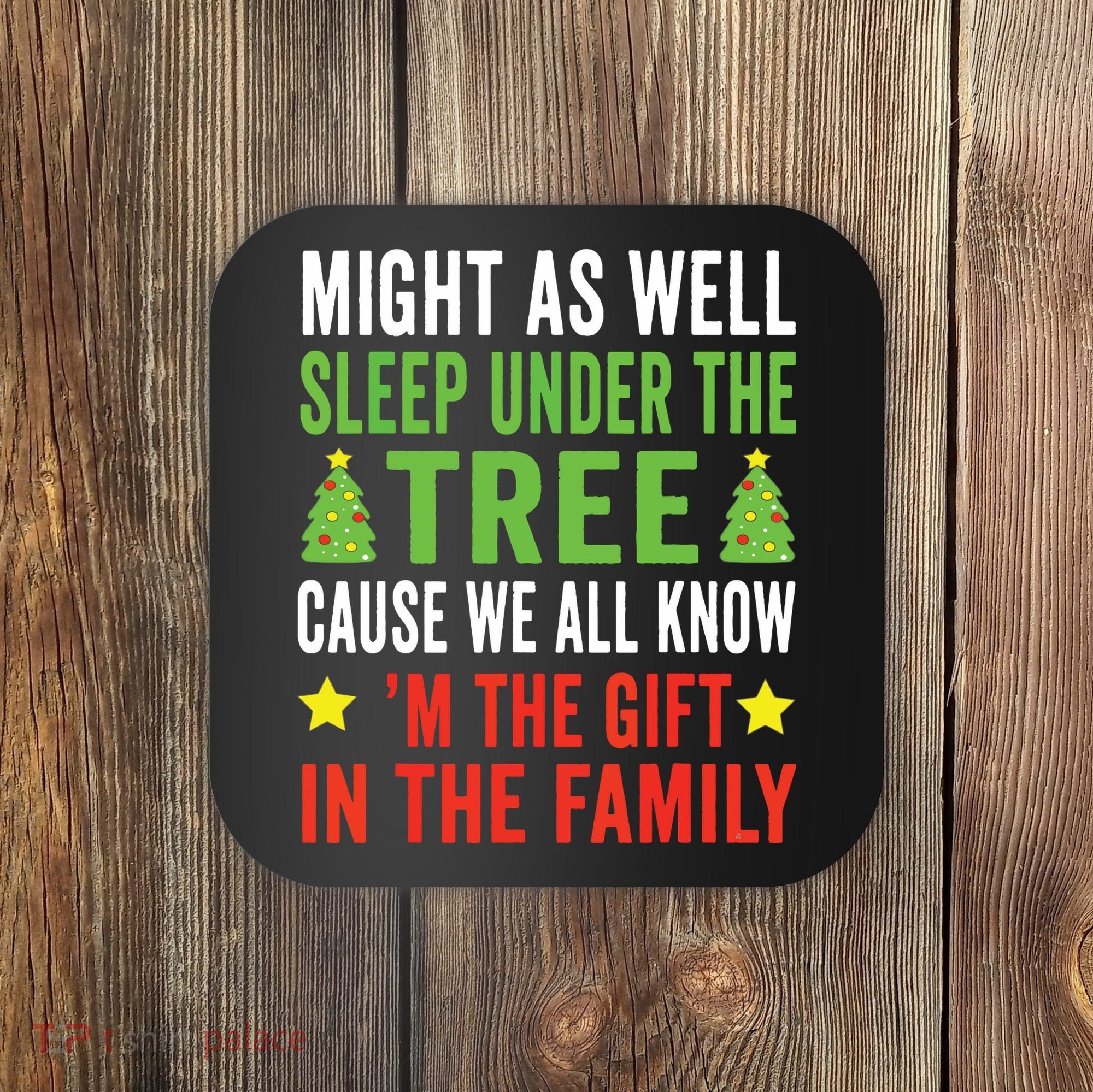 Funny Christmas Shirts Christmas Pajamas Girls Boy Coaster