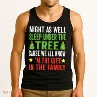 Funny Christmas Shirts Christmas Pajamas Girls Boy Tank Top thumb 3