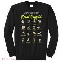 Funny Cryptozoology Support Your Local Cryptid Research Team Sweatshirt thumb 0