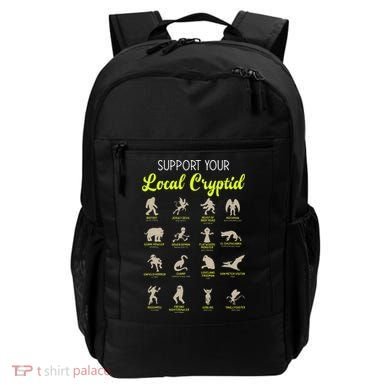 Funny Cryptozoology Support Your Local Cryptid Research Team Backpack