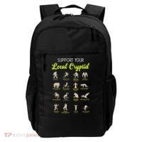 Funny Cryptozoology Support Your Local Cryptid Research Team Backpack thumb 0