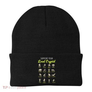 Funny Cryptozoology Support Your Local Cryptid Research Team Beanie