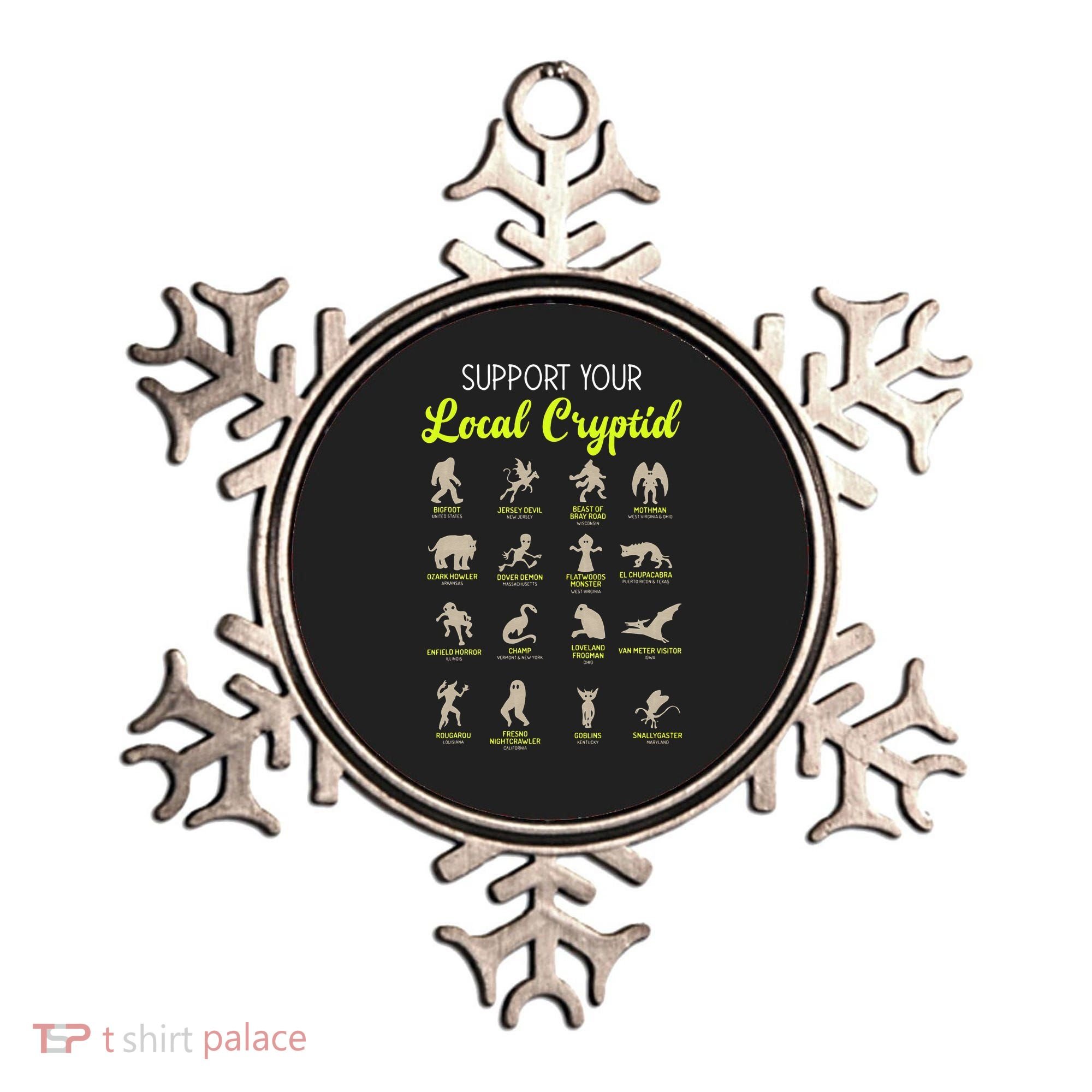 Funny Cryptozoology Support Your Local Cryptid Research Team Ornament