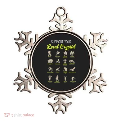 Funny Cryptozoology Support Your Local Cryptid Research Team Ornament