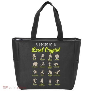 Funny Cryptozoology Support Your Local Cryptid Research Team Tote Bag