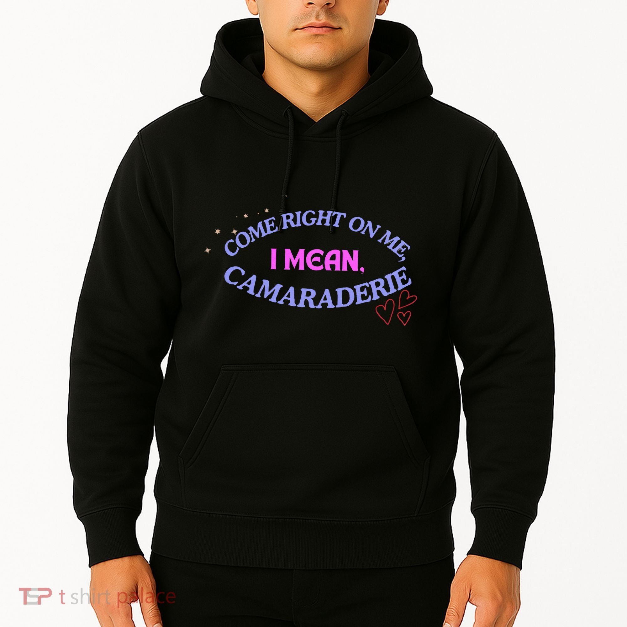 Funny Camaraderie Spelling Come Right On Me Hoodie