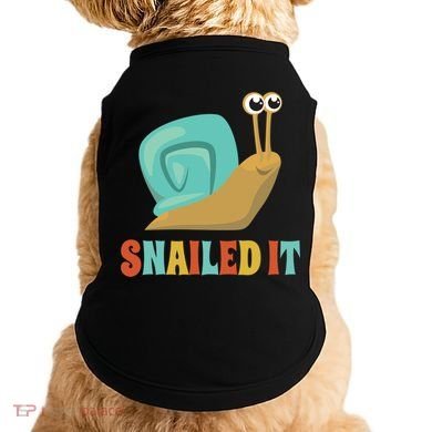 Funny Cute Snail Lover Snails Gift Snailed It Gift Doggie Tank