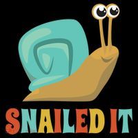 Funny Cute Snail Lover Snails Gift Snailed It Gift Bucket Hat thumb 4