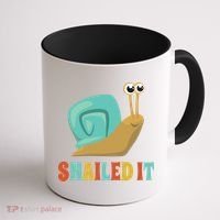 Funny Cute Snail Lover Snails Gift Snailed It Gift Coffee Mug thumb 1