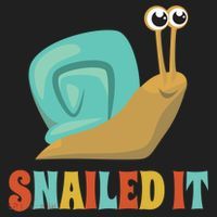 Funny Cute Snail Lover Snails Gift Snailed It Gift Hat thumb 2