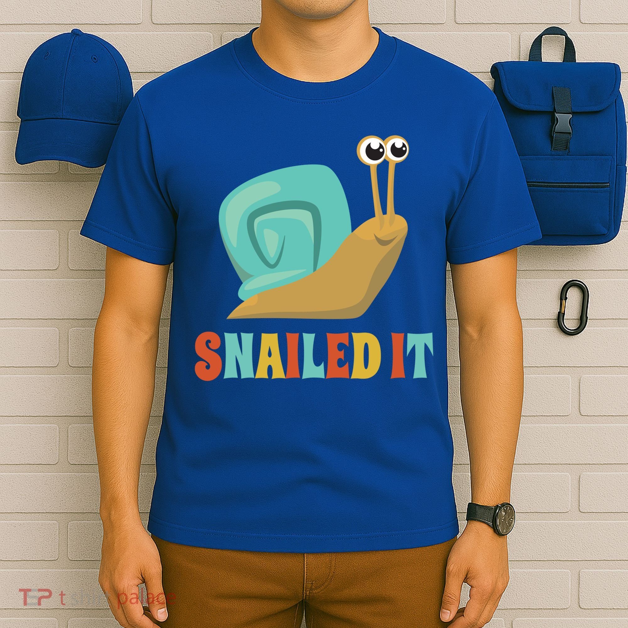 Funny Cute Snail Lover Snails Gift Snailed It Gift T-Shirt