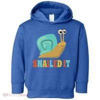 Funny Cute Snail Lover Snails Gift Snailed It Gift Toddler Hoodie thumb 0