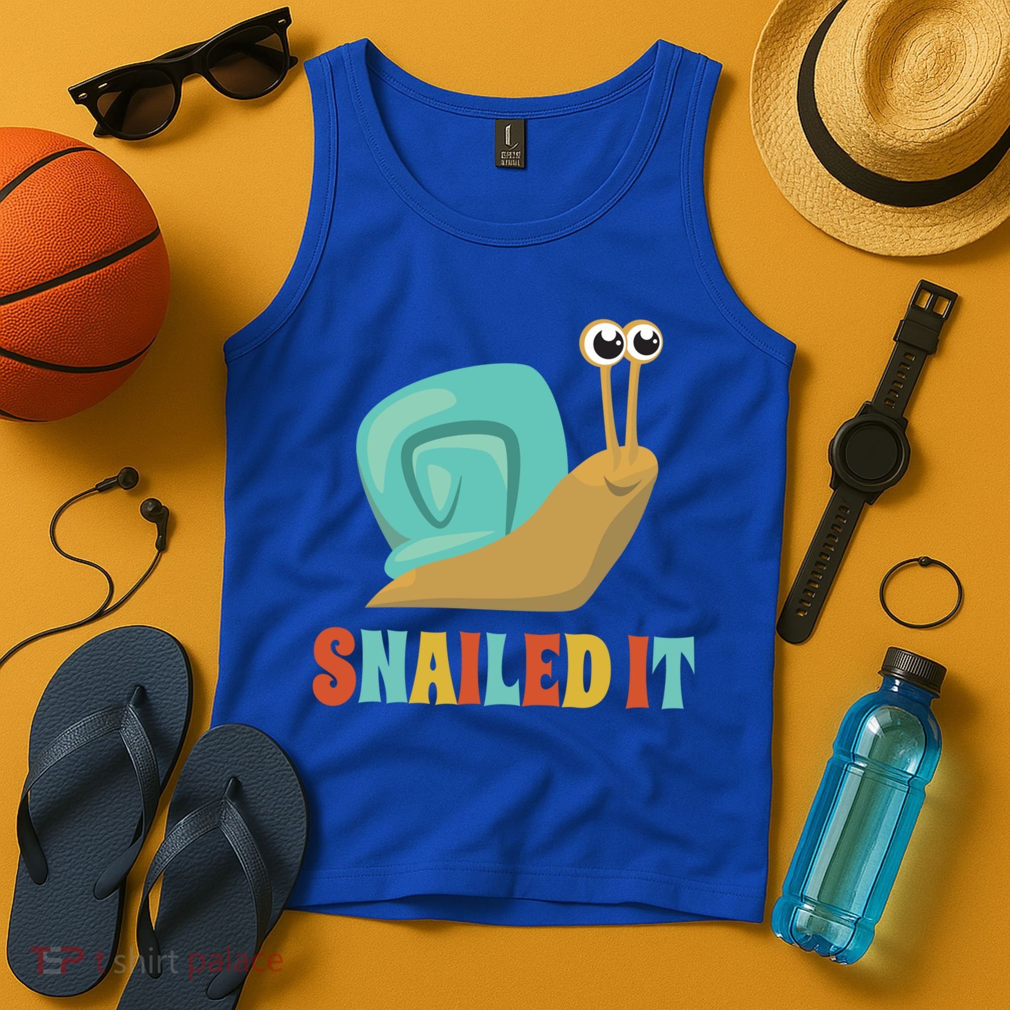 Funny Cute Snail Lover Snails Gift Snailed It Gift Tank Top
