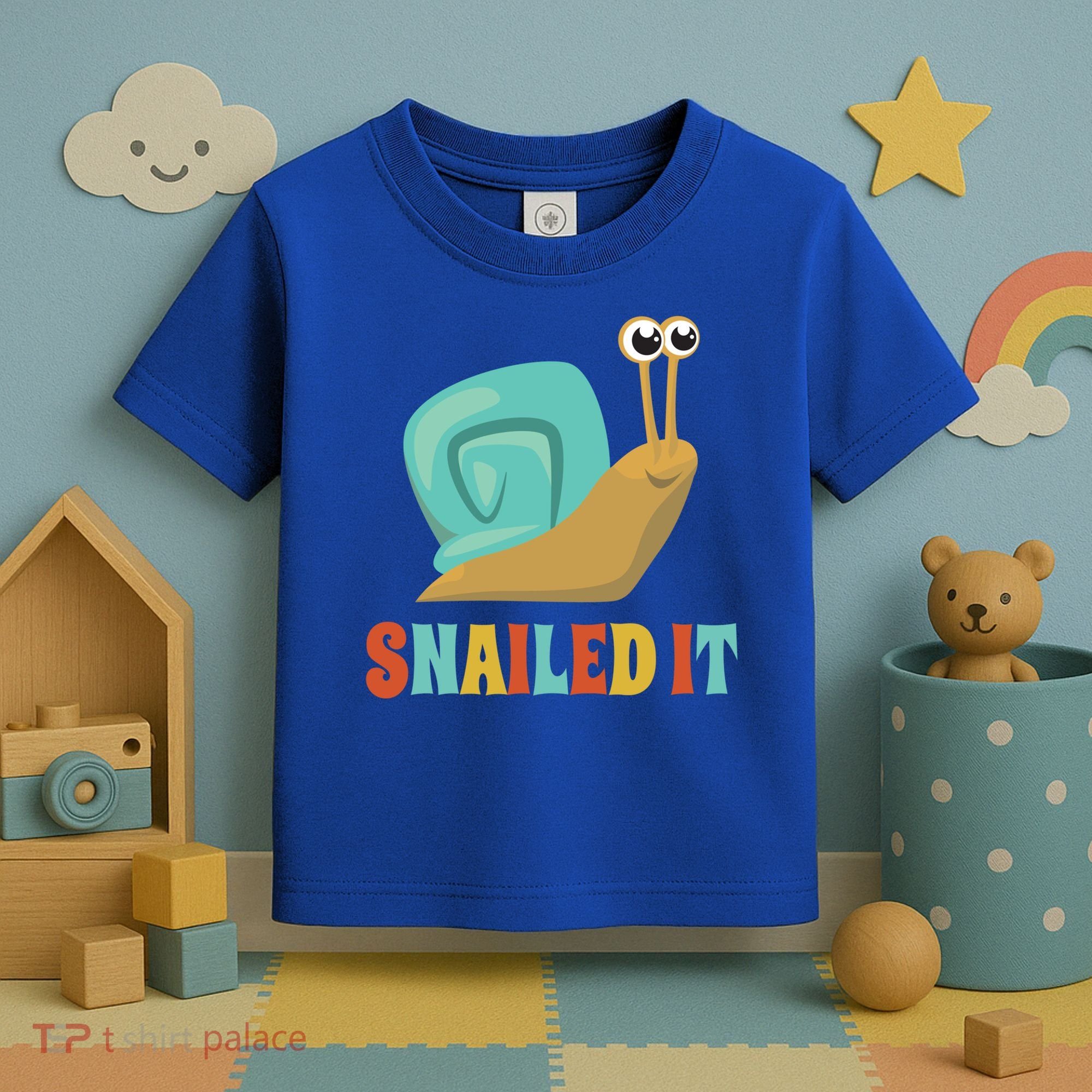 Funny Cute Snail Lover Snails Gift Snailed It Gift Toddler T-Shirt
