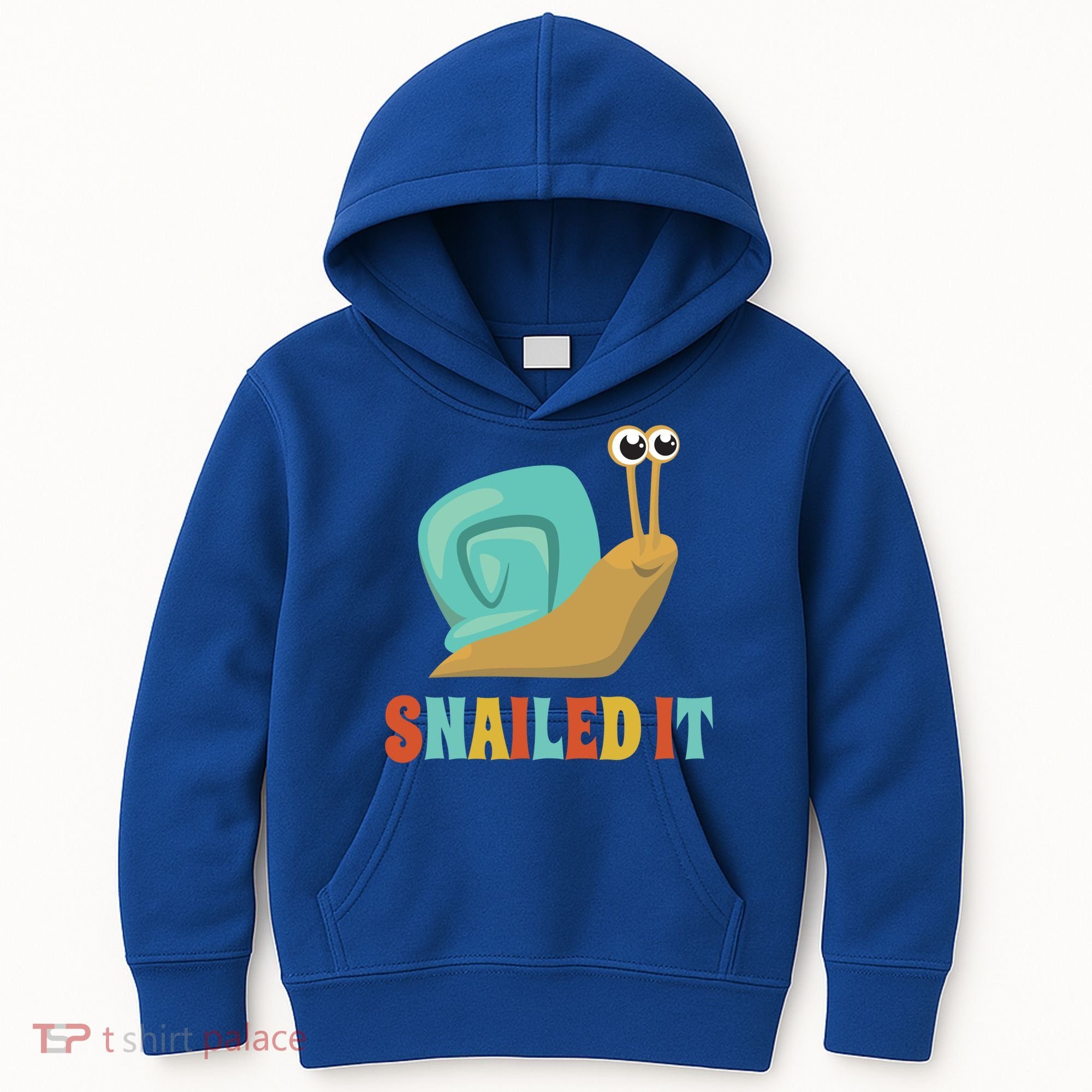 Funny Cute Snail Lover Snails Gift Snailed It Gift Kids Hoodie