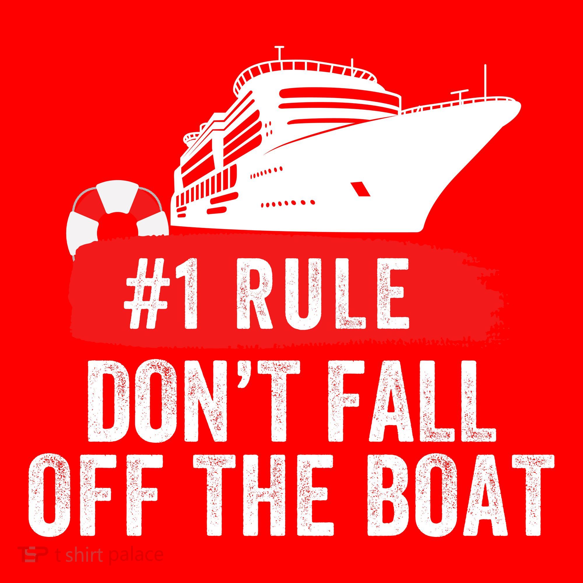 Funny Cruise Ship Rule #1 DonT Fall Off The Boat Funny Cruise Ship Meme Santa Hat