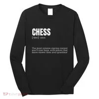 Funny Chess Staring Contest Champion Definition Long Sleeve Shirt thumb 0